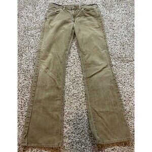 7 For All Mankind Men's Beige Corduroy Bootcut Jeans Regular Fit 33 Vintage Y2K
